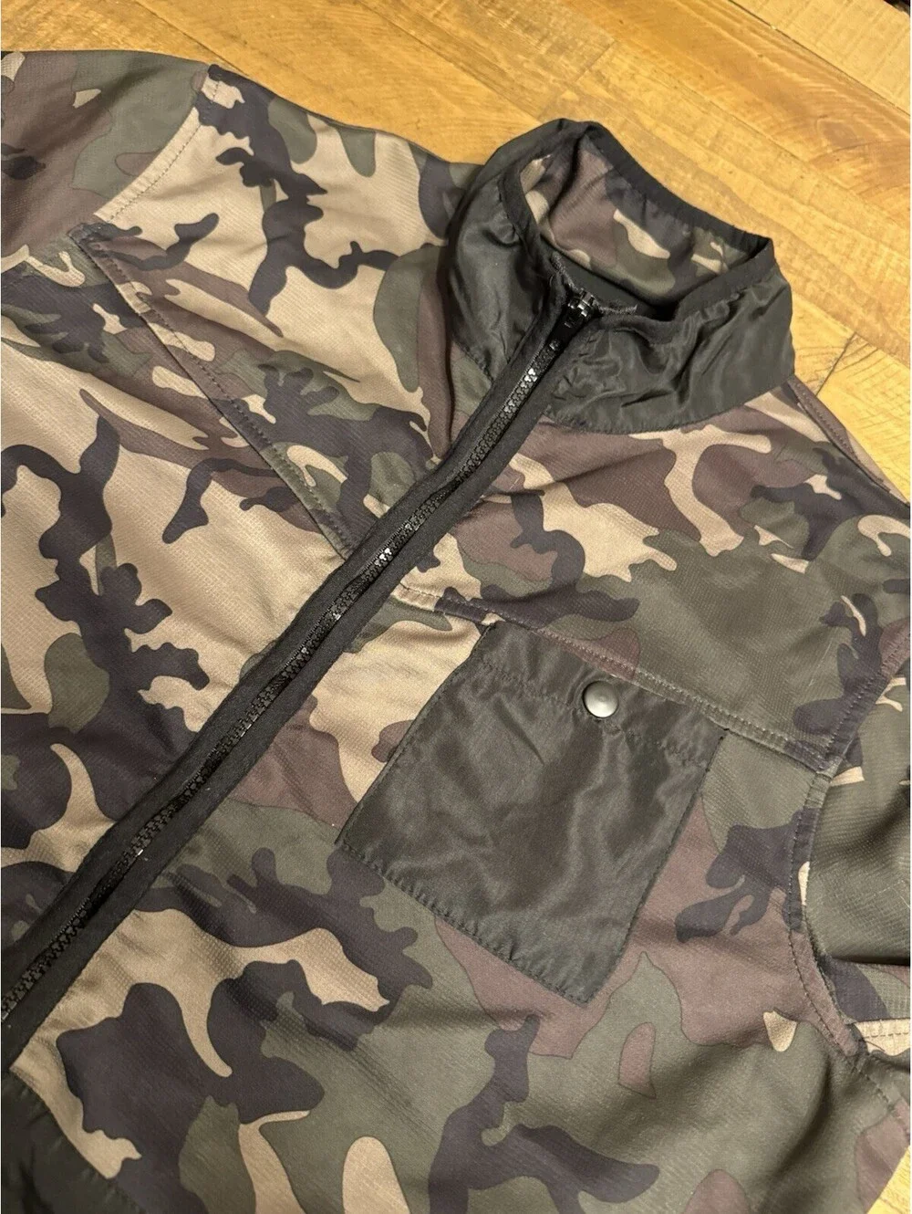 Nomad Fleece Lined Full Zip Camo Jacket Men’s M Hunting Outdoors